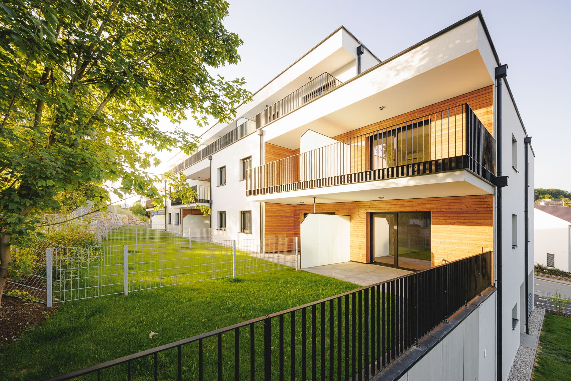 Stahlgeländer verzinkt und pulverbeschichtet